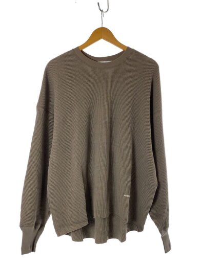 商品画像：長袖Tシャツ/FREE/コットン/BRW 1