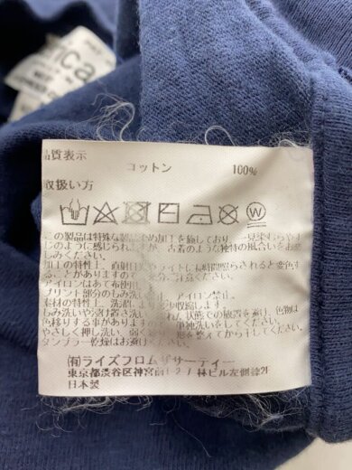 商品画像：長袖Tシャツ/FREE/コットン/NVY 4