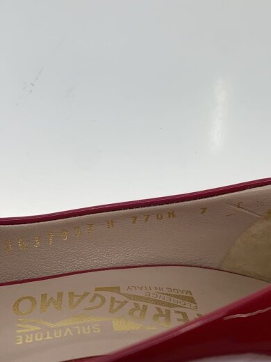 商品画像：ヴァラリボン/パンプス/UK7/RED/エナメル 5