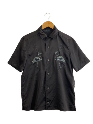 商品画像：17SS/S-WESTY-EMB S/半袖シャツ/S/ポリエステル/BLK 1