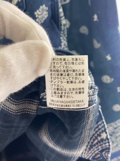 商品画像：Bandana Jacket/M/コットン/NVY/ペーズリー/MYG011 5