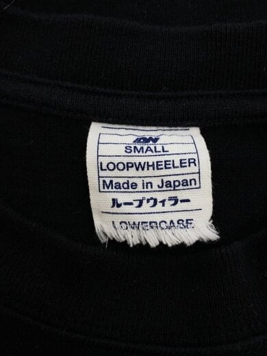 商品画像：Tシャツ/S/コットン/BLK/無地 3