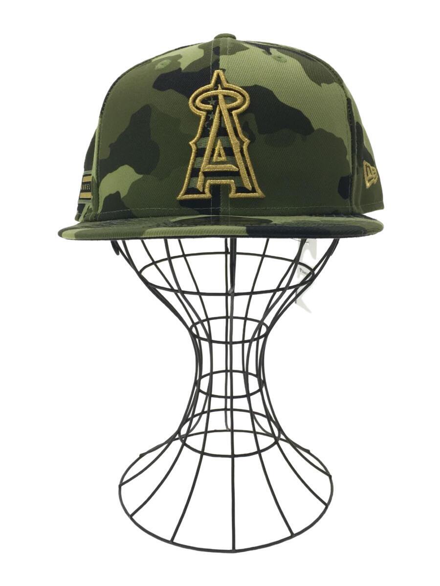 NEW ERA(ニューエラ) / キャップ/エンゼルス/Armed Forces Day/7 7/8/ポリエステル/KHK/カモフラ/メンズ