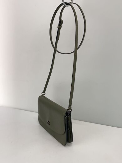 商品画像：ショルダーバッグ/レザー/KHK/無地/C4815 2