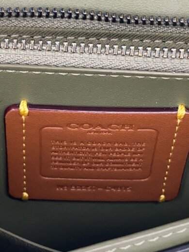 商品画像：ショルダーバッグ/レザー/KHK/無地/C4815 6