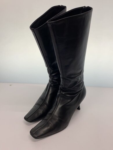 商品画像：ロングブーツ/37.5/BLK/レザー 2