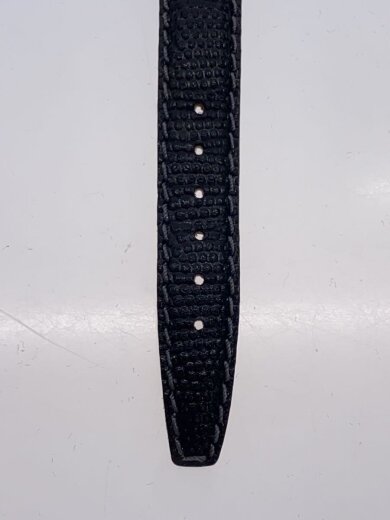 商品画像：クォーツ腕時計/アナログ/レザー/BLK/BLK/SS/6500L// 5