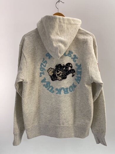 商品画像：ジップパーカー/FREE/コットン/GRY/無地/783-6131603 2