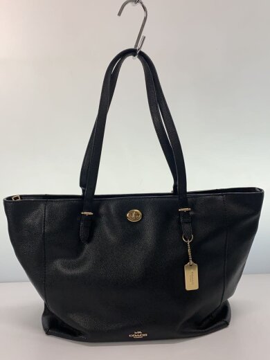 商品画像：トートバッグ_オールレザー/レザー/BLK// 1