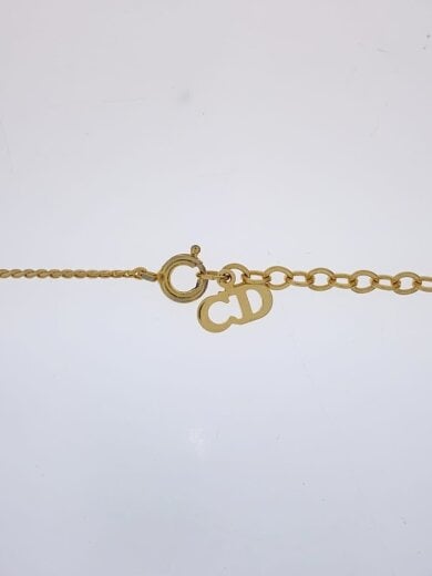 商品画像：ネックレス/ヴィンテージ/CDロゴ/1粒ストーン/GLD/トップ有/レディース// 3