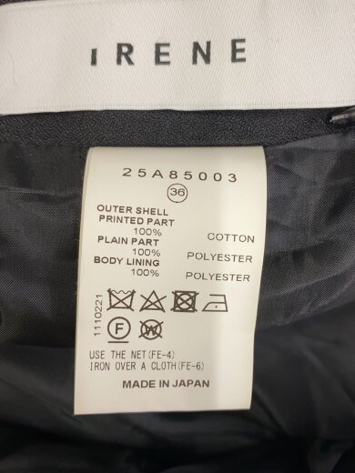 商品画像：キャミワンピース/36/コットン/BLK/総柄/25A85003 4