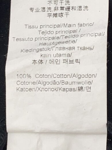 商品画像：長袖Tシャツ/L/コットン/BLK/F665TS1524BD 4