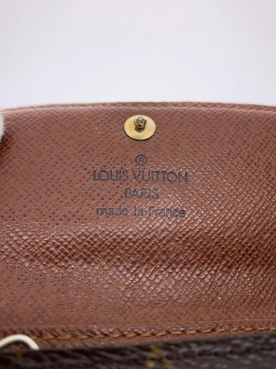 商品画像：ミュルティクレ4_モノグラム・キャンバス/レザー/BRW/メンズ 3