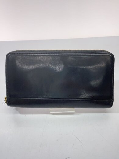 商品画像：長財布/レザー/BLK/無地/メンズ 2