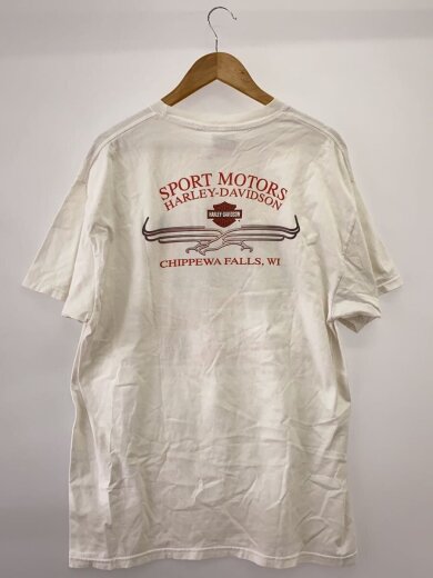 商品画像：Tシャツ/XL/コットン/WHT/無地 2