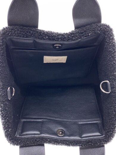 商品画像：エコレザ-トートバッグ/フェイクレザー/BLK/無地// 6