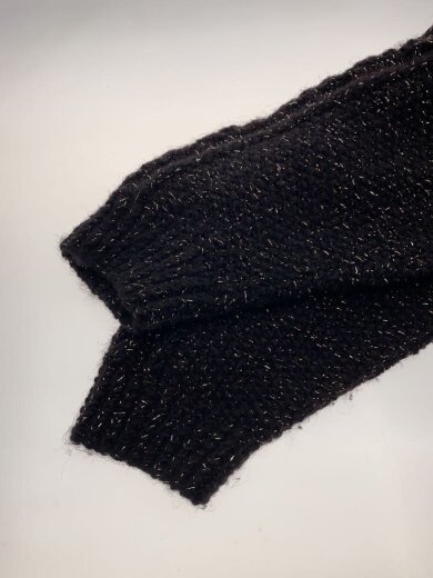 商品画像：カーディガン(厚手)/--/ウール/BLK/無地/右脇下に毛糸のほつれ有// 6