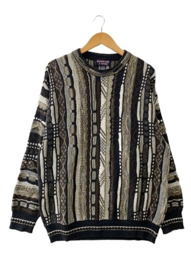 商品画像：ニット・セーター(厚手)/S/コットン/マルチカラー/総柄 1