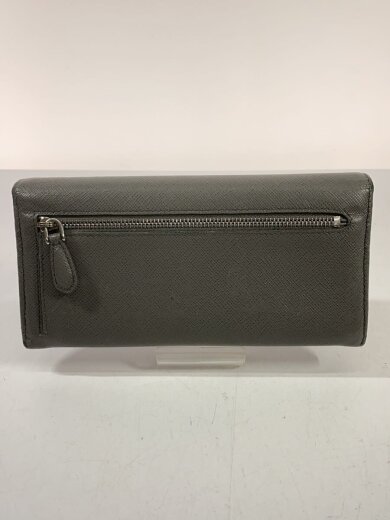 商品画像：角擦れ有/長財布/レザー/GRY/レディース 2