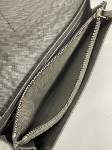 商品画像：角擦れ有/長財布/レザー/GRY/レディース 5