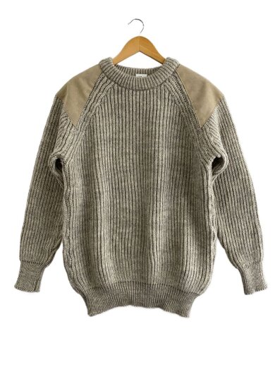 商品画像：ニット・セーター(厚手)/42/ウール/BEG/無地 1