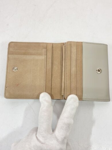 商品画像：2つ折り財布/牛革/GRY/無地/レディース 4
