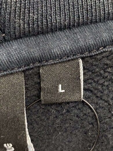 商品画像：ジップパーカー/L/コットン/BLK/無地/es2202 po00241// 4