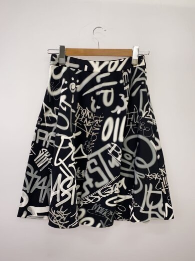 商品画像：スカート/40/レーヨン/BLK/総柄/KW7257126 2