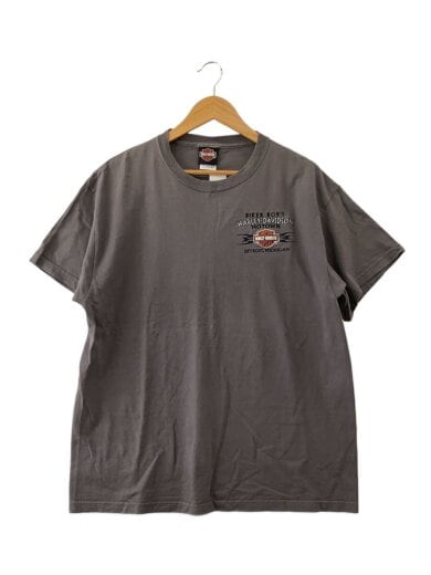 商品画像：Tシャツ/L/コットン/GRY/無地// 1