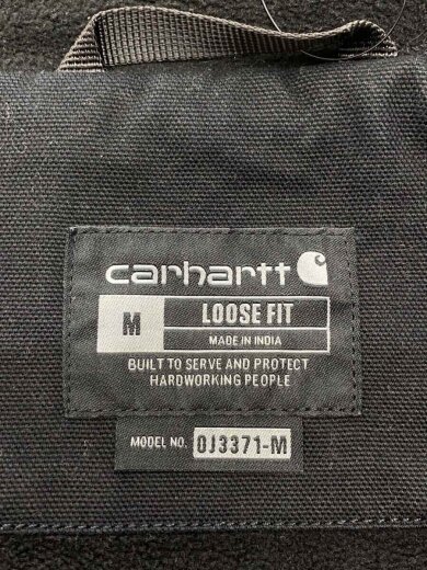 画像：Carharttジャケット/M/コットン/BLK/無地/0J3371-M3
