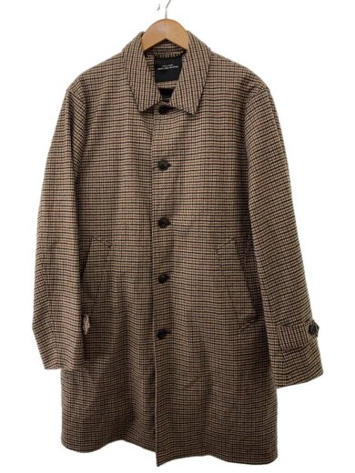 画像：UNITED ARROWS green label relaxingステンカラーコート/L/ウール/BRW/グレンCK1