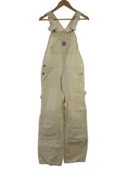 オーバーオール/WHT/後ろ汚有