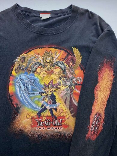 商品画像：90s/Yu-Gi-Oh/遊戯王/長袖Tシャツ/M相当/ブラック// 6