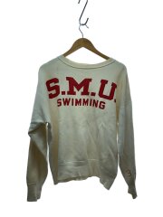 60S/ランタグ/染込みスウェット/カレッジ/L/コットン/ホワイト