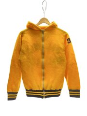 袖リブに汚れ有/60s/PRODUCTSタグ/ジップパーカー/S/イエロー