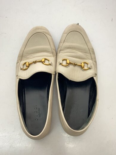 商品画像：ホースビットローファー/36/ホワイト/レザー/414998/汚れ・履きジワ有 3