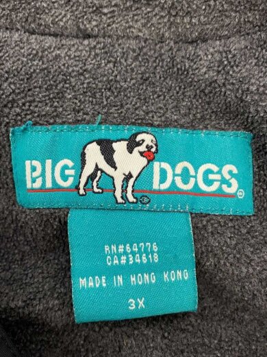 商品画像：BIGDOGS/ナイロンシェルジャケット/3X/ナイロン/ブラック/無地 3