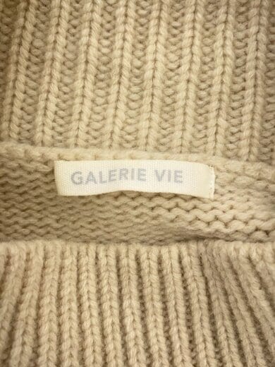 商品画像：ニット・セーター(厚手)/S/ウール/クリーム/無地 3