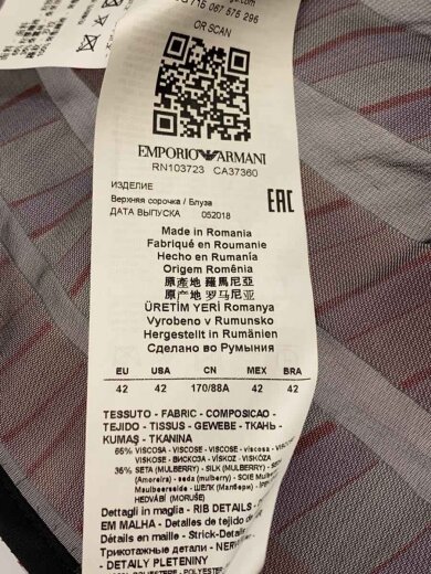 商品画像：長袖ブラウス/42/ビスコース/ピンク/総柄/1NC34T 12400 4