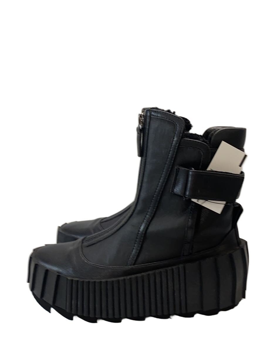 UNITED NUDE / MOON ANKLE BOOTS/サイドゴアブーツ/36/ブラック/レザー/UN6282BW00145