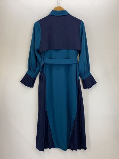 商品画像：長袖ワンピース/FREE/ポリエステル/ブルー/HAL07271AD 2