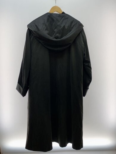 商品画像：Fond Moonbat/フーデットロングコート/85/シルク/ブラック/ライナー付/NF71-A575 2