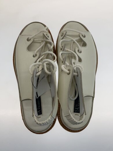 商品画像：レースアップサンダル/ホワイト/レザー/YD-E31-709 3