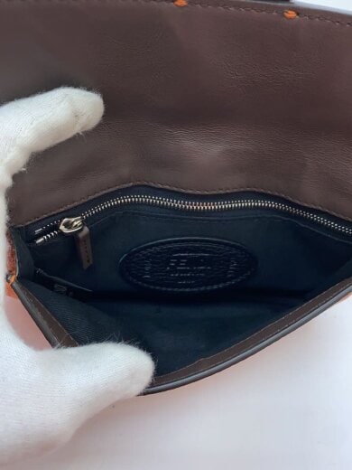 商品画像：マルスピオバゲットショルダーバッグ/レザー/オレンジ/7M0295 6