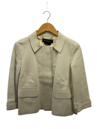 商品画像：レザージャケット・ブルゾン/44/レザー/ホワイト 1