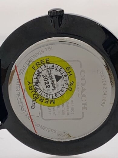 商品画像：クォーツ腕時計/アナログ/レザー/ブラック/SS 3