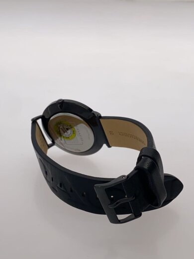 商品画像：クォーツ腕時計/アナログ/レザー/ブラック/SS 4