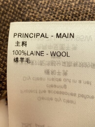 商品画像：モノグラムエンブロイダードクルーネックセーター/XL/ウール/ブラウン/RM232 ZLL HPN95W 5