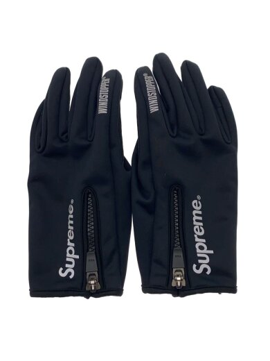 商品画像：24AW/WINDSTOPPER ZIP GLOVES/手袋/ポリエステル/ブラック/メンズ// 1