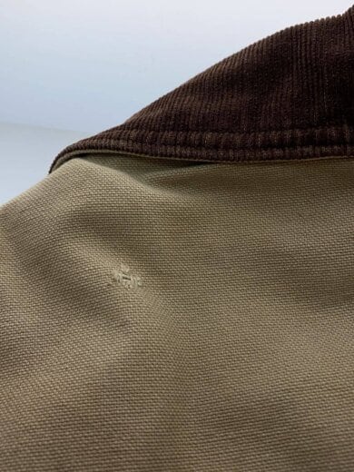 商品画像：90s/ハンティングジャケット/M/コットン/ベージュ/USA製/ウールライナー付/汚れ有 8